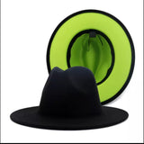 Color Block Fedoras - M&M Royal Emporium