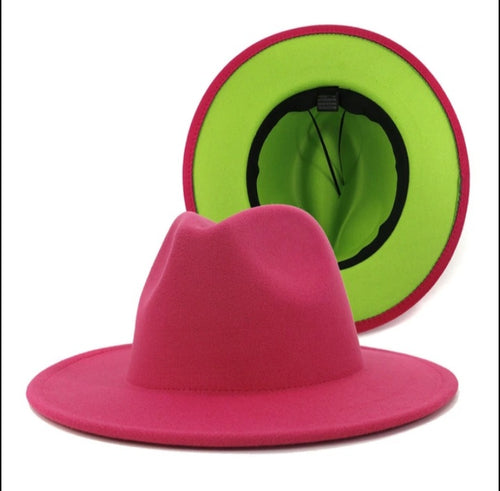Color Block Fedoras - M&M Royal Emporium