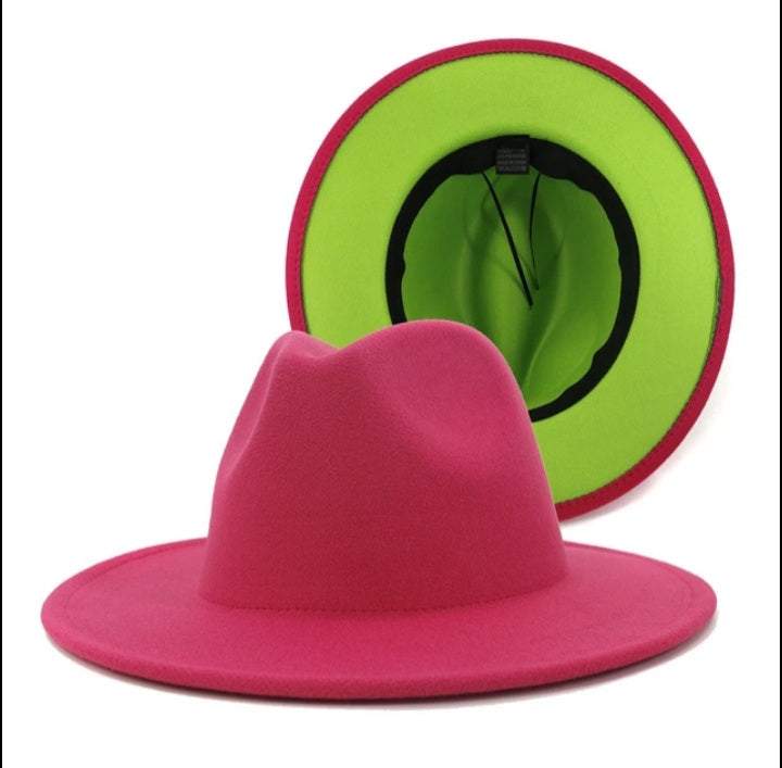 Color Block Fedoras - M&M Royal Emporium