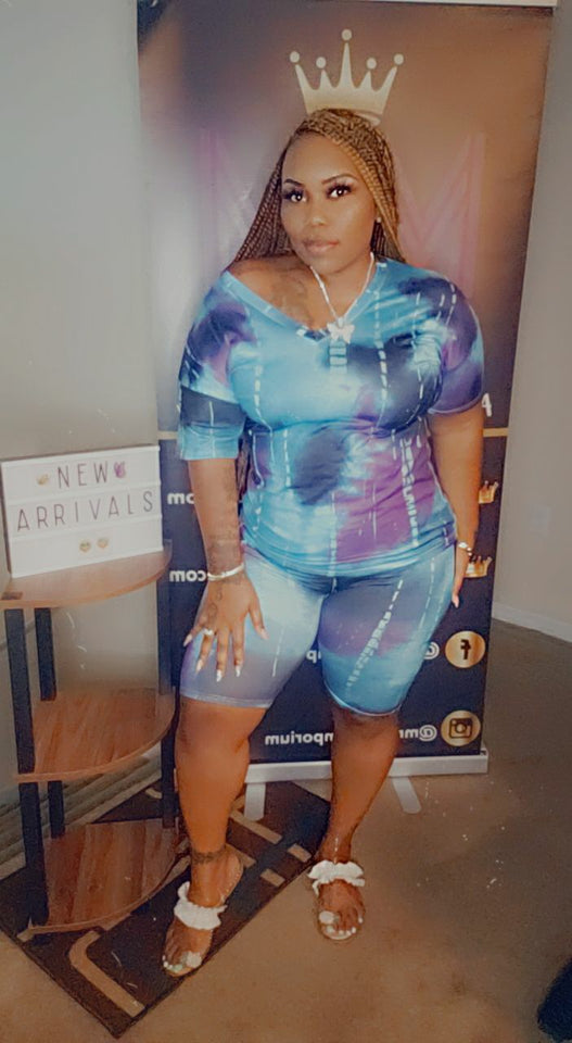 Royal Tie Dye Set w/ Face Cover - M&M Royal Emporium