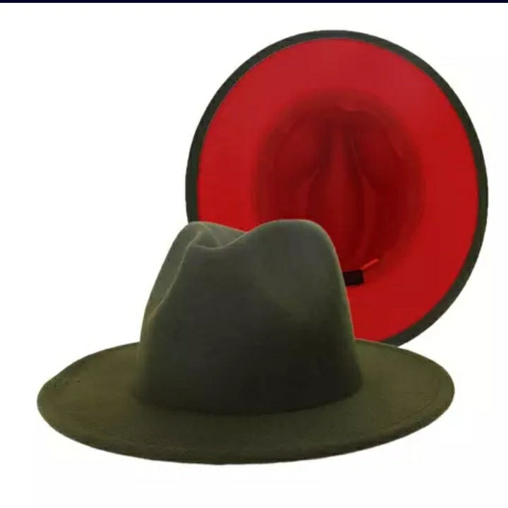 Color Block Fedoras - M&M Royal Emporium