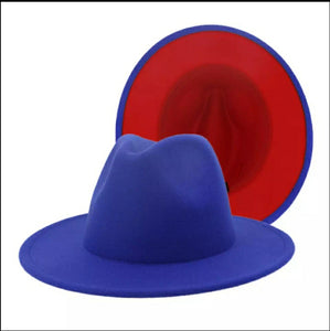 Color Block Fedoras - M&M Royal Emporium