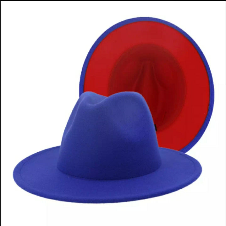 Color Block Fedoras - M&M Royal Emporium